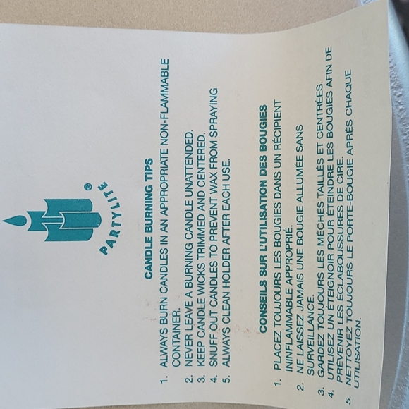 Beautiful Party Light Crystal Candle Holder NIB - Picture 4 of 7